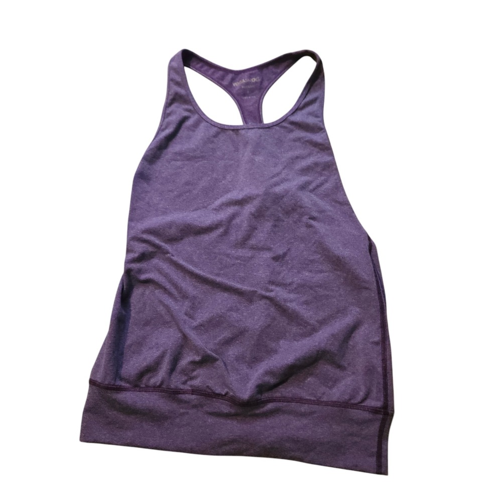 Yogasmoga Activewear Tank Top Racerback Running Gym Scoop Neck Purple Size 6